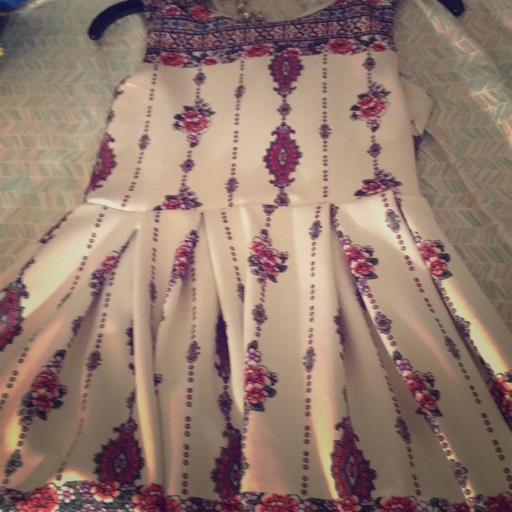 A Cute Flowery Girl Dress